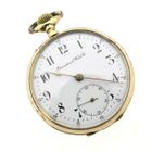 Image 16 of Antique 14k gold IWC pocket watch with box and papers from 1908