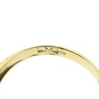 Image 6 of Gold solitaire ring with diamond; 0.025 ct.