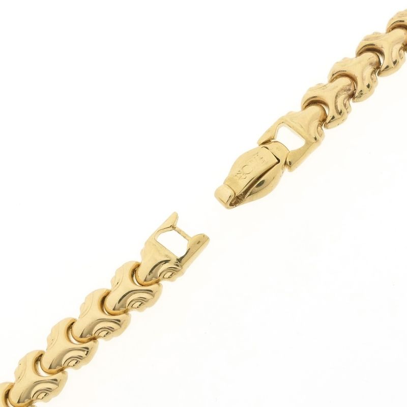 Image 6 of Luxurious gold necklace with zirconia and tourmaline