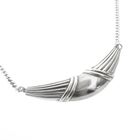 Image 4 of Silver necklace with fixed pendant | 43 cm