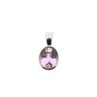 Image 1 of Platinum pendant with pink amethyst