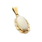 Image 8 of Gold pendant with white opal | Vintage