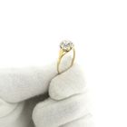 Image 8 of Gold entourage ring with diamond | 0.045 ct.