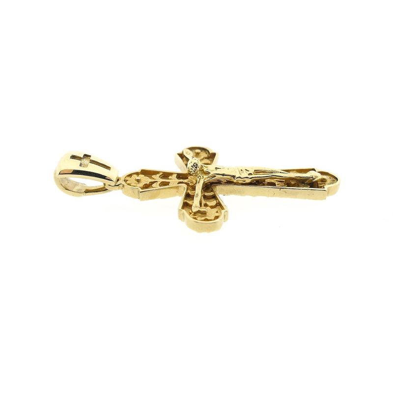 Image 8 of Gold pendant of a cross with corpus