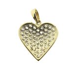 Image 7 of Gold pendant of a heart with zirconia