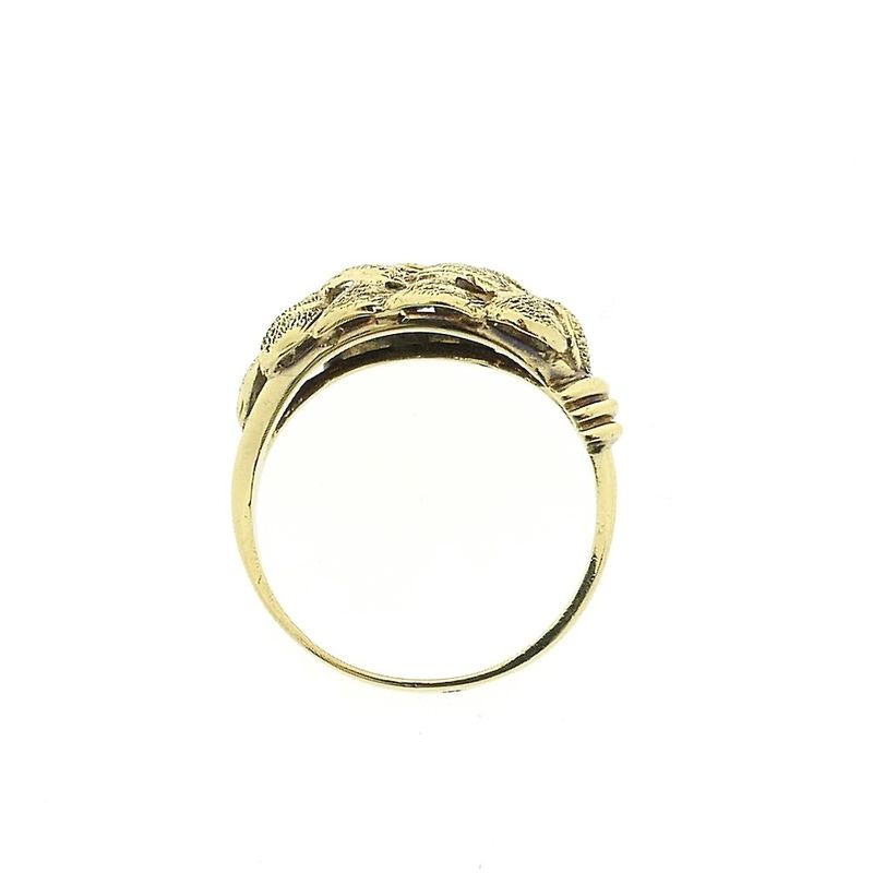 Image 5 of Gold ring with leaves