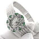 Image 17 of Juvania Geneva 'Cocktail Watch'; 18k white gold women's watch with diamonds and sapphires