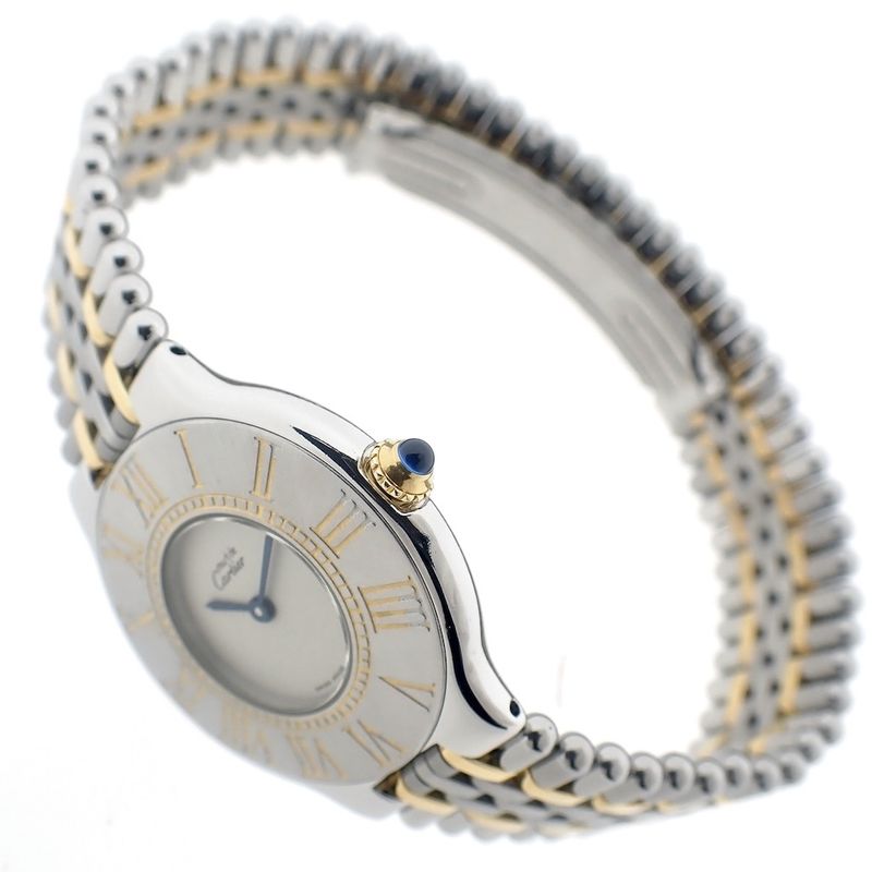 Image 12 of Cartier Must 21; Gold/steel women's watch