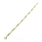 Afbeelding 7 van Gouden Figaro schakelarmband | 22,5 cm