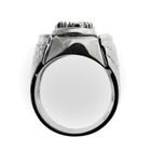 Image 6 of Silver men's ring | Cannabis leaf