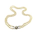 Image 5 of Vintage pearl necklace with white gold clasp | 51 cm