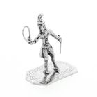 Image 3 of Antique silver statuette of a hoop player