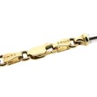 Image 3 of Bicolor Gold Bar Link Necklace