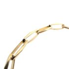 Image 5 of Gold closed forever link bracelet | 21 cm