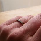 Image 7 of Golden Diamonde ring set with diamond; 0.10 ct.