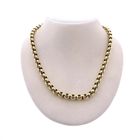 Image 1 of Gold jasseron link necklace | 45 cm