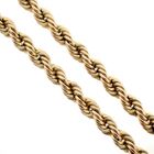 Image 3 of Gold twisted link chain | 46 cm