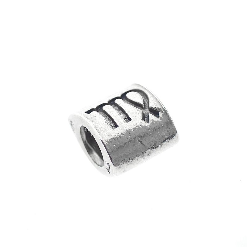 Image 1 of Pandora charm; Silver; Virgo zodiac sign