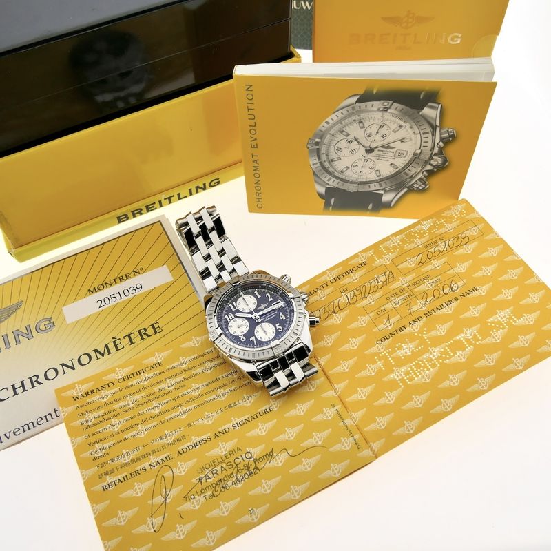 Image 23 of Breitling Chronomat Evolution A13356; Chronograph men's watch