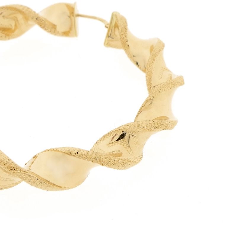 Image 5 of Gold spiral earrings