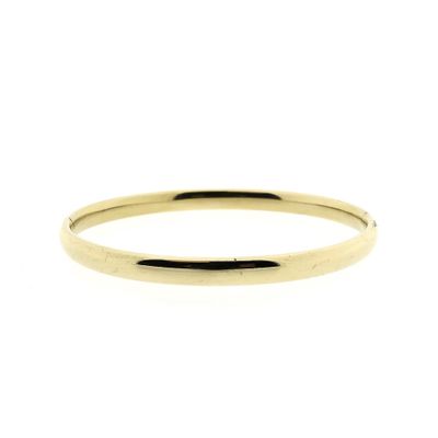 Gold smooth slave bracelet | Ø 65 mm Image 1 of Gold smooth slave bracelet | Ø 65 mm
