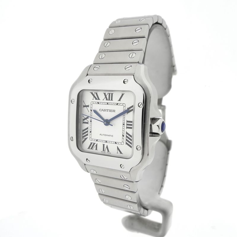Image 3 of Cartier Santos 'Medium' 4075 WSSA0029; Automatic unisex watch