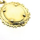 Image 6 of Antique two-tone gold pendant with enamel portrait