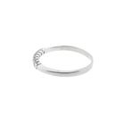 Image 6 of White gold ring/sliding ring with diamond | 0.105 ct.