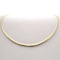 Gold Omega necklace; Women | 44 cm