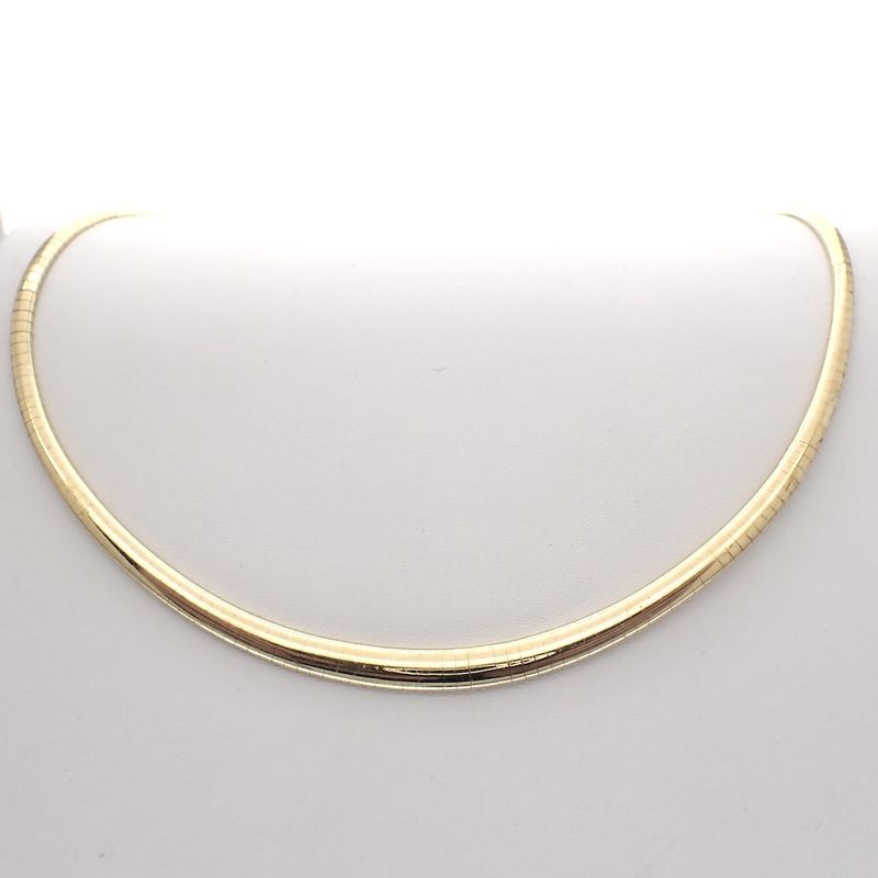 Image 1 of Gold Omega necklace; Women | 44 cm