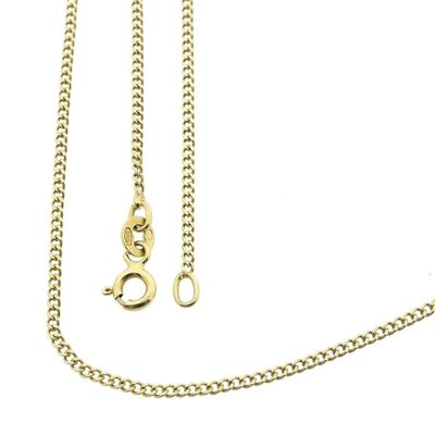 Image 1 of Long gold gourmet link necklace