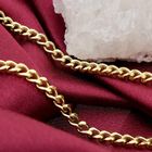 Image 2 of Gold flat gourmet link chain