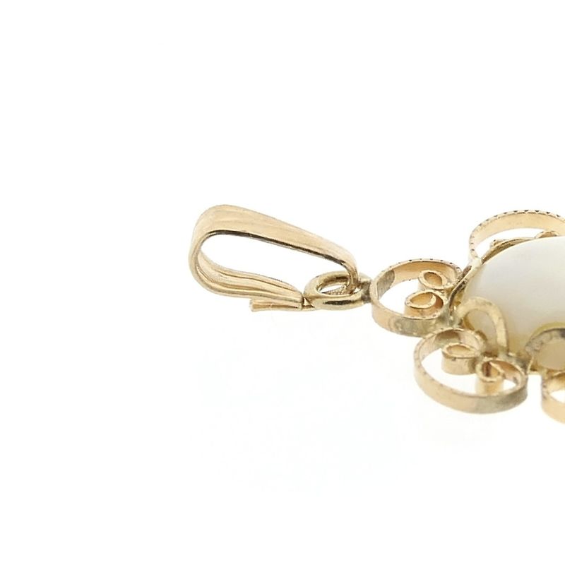 Image 7 of Gold pendant with precious opal | Vintage