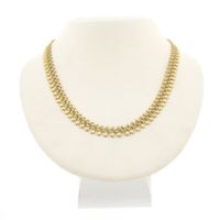 Golden fantasy link necklace