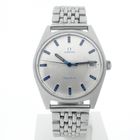 Image 1 of Omega Genève; Vintage horloge met unieke blauwe details