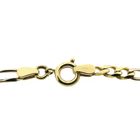 Image 4 of Two-tone gold Figaro link bracelet; 20 cm