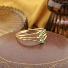 Image 2 of Gold ring with emerald | Vintage