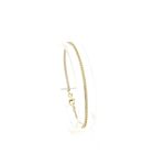 Image 1 of Gold flat gourmet link bracelet