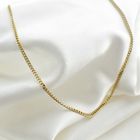 Image 4 of Gold gourmet link chain | 69.5 cm