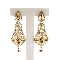Vintage gold earrings
