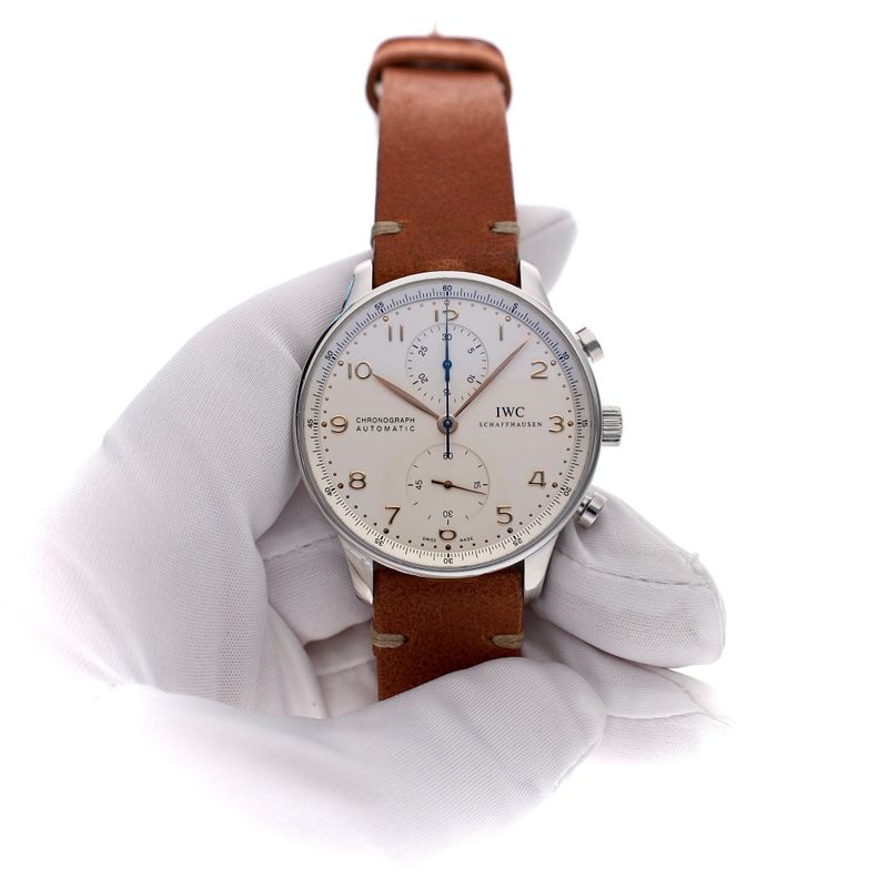 Image 14 of IWC Portuguese Chronograph IW3714-01; Automatic Men's Watch