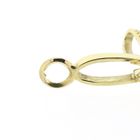 Image 5 of Gold pendant of a cross with zirconia