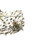 Afbeelding 7 van Zilveren Art-Nouveau broche gezet met roos geslepen diamanten