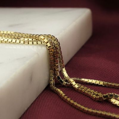 Image 2 of Golden Venetian link chain