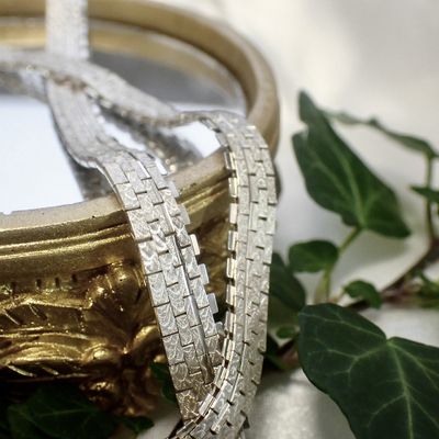 Silver matte fantasy necklace | 43 cm Image 2 of Silver matte fantasy necklace | 43 cm