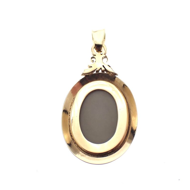 Image 4 of Gold pendant with precious opal | Vintage/antique