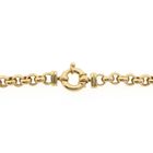 Image 7 of Gold jasseron link chain; 45.5 cm