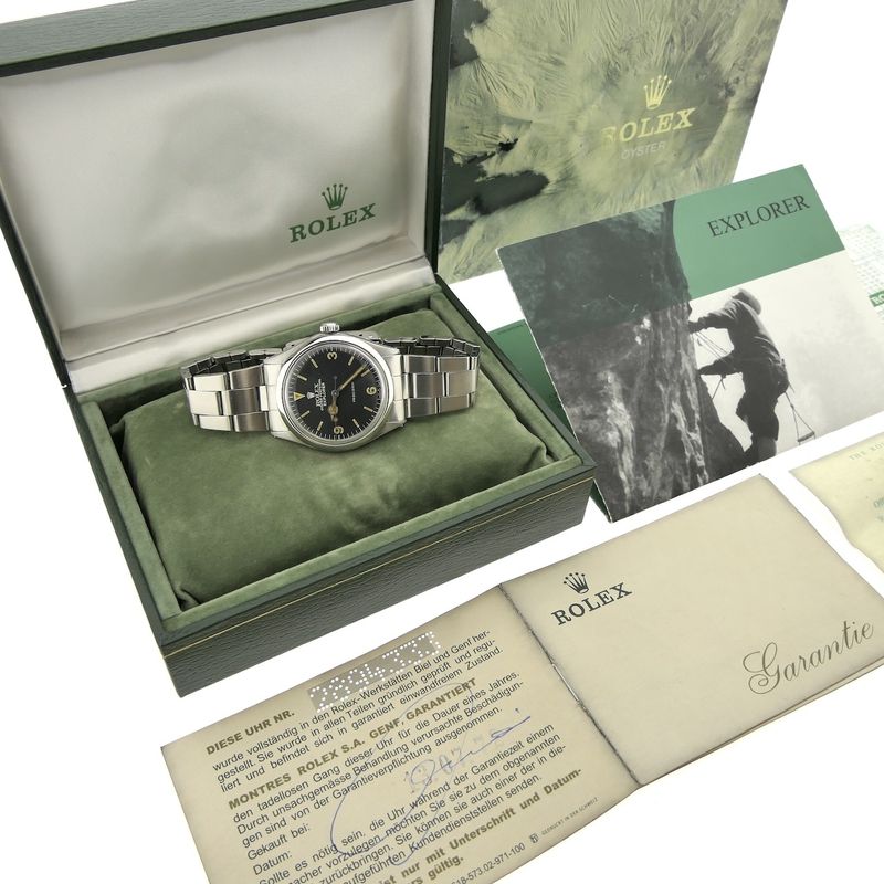 Image 7 of Rolex Airking/Explorer 5500; Automatic vintage watch from 1972 (with aftermarket modifications)