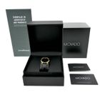 Image 13 of Movado Museum Classic; Gold-plated women's watch with black 'Mother of Pearl' dial; 0607564