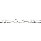Image 4 of Silver Figaro link chain | 70.5 cm